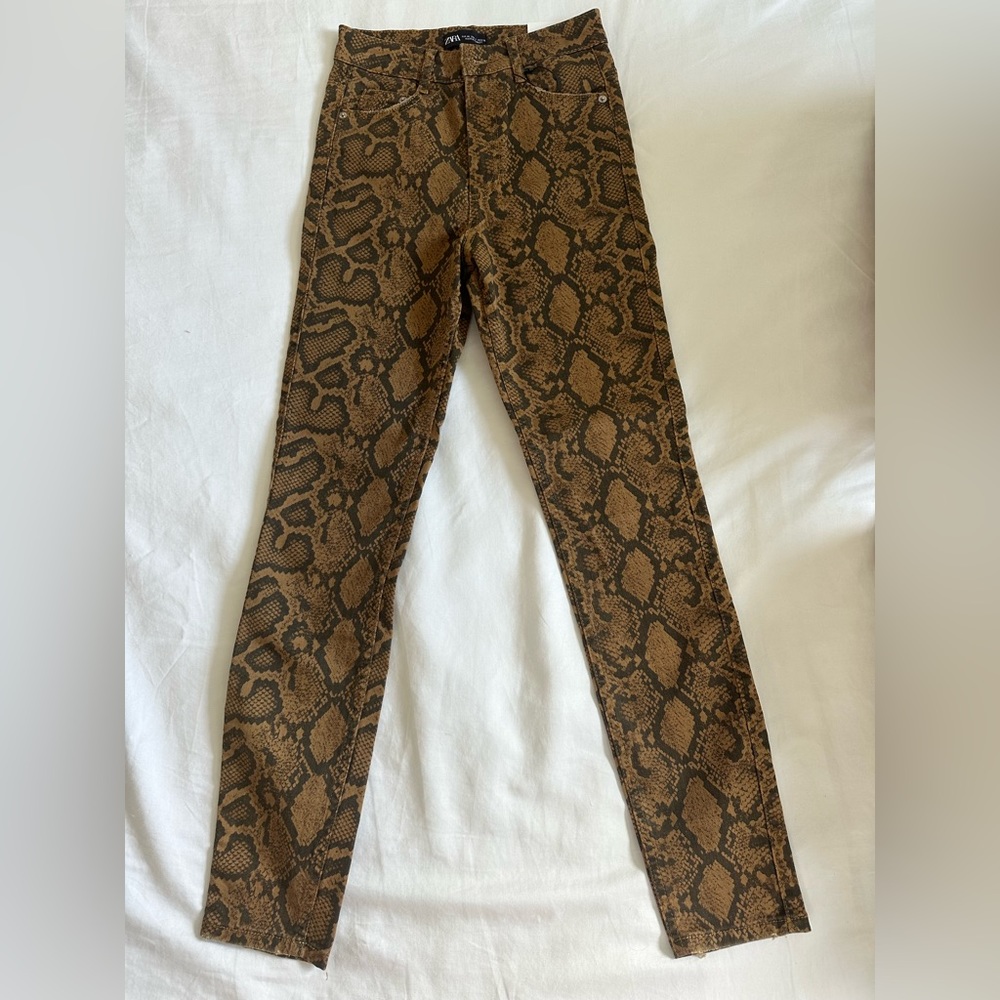Zara Leopard Pants